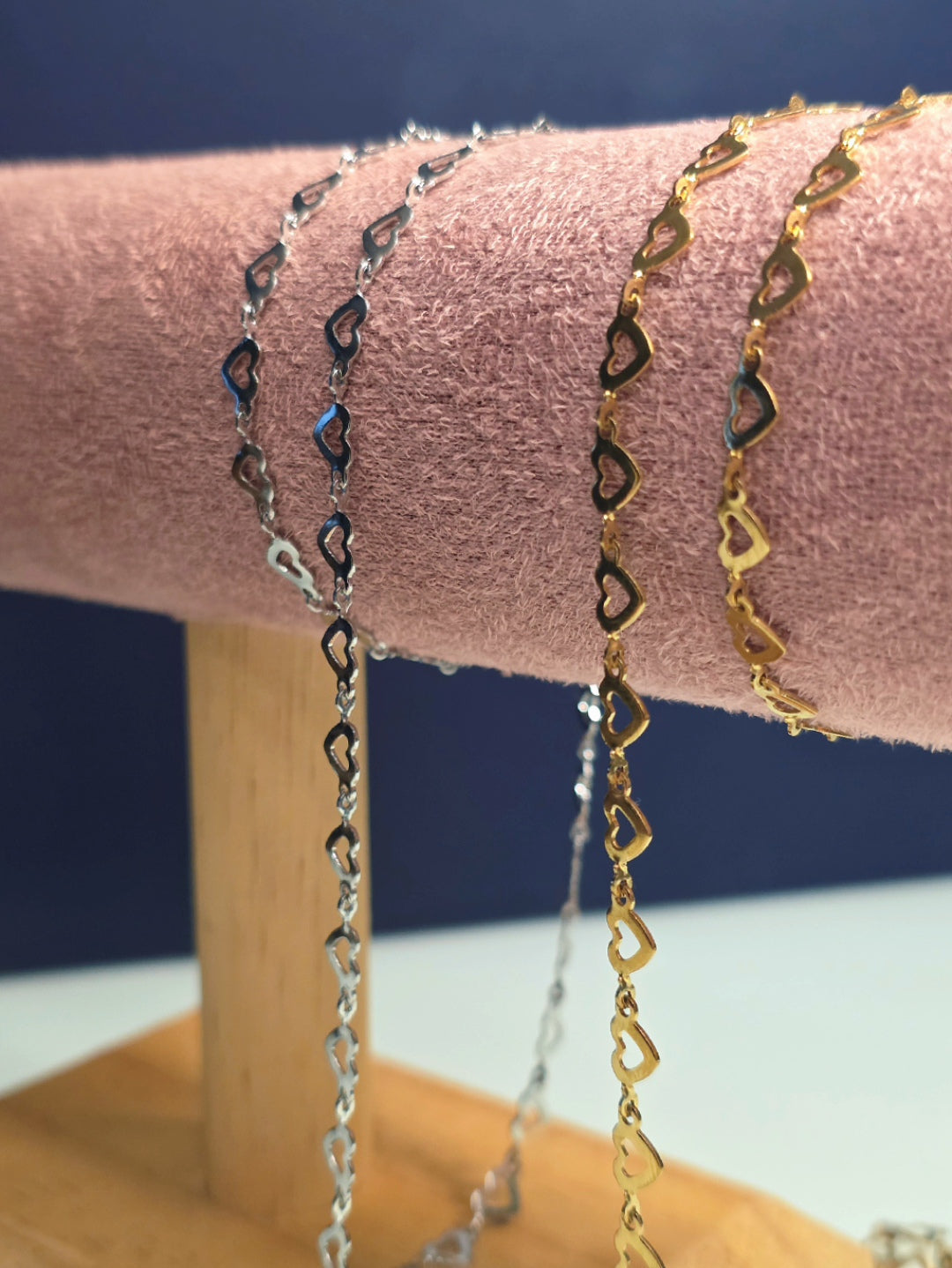 Flat heart chain