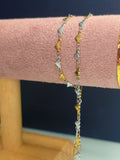 Mixed solid heart chain